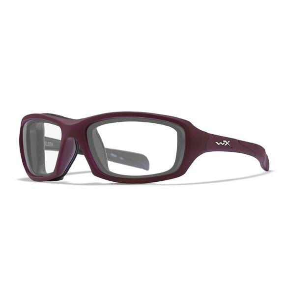 WILEY X WX SLEEK OVAL RX MATTE VIOLET EYEGLA SUNGLASSES FRAMES - Picture 1 of 5